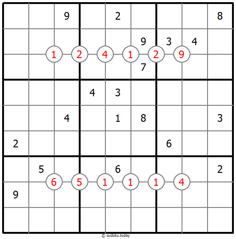 排除数独 #62510