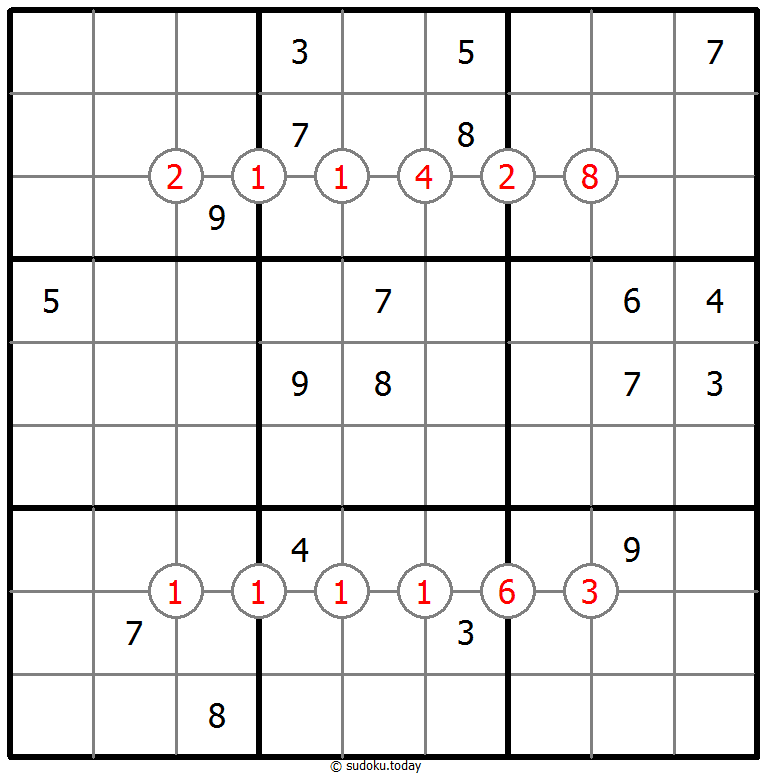 排除数独 #62519