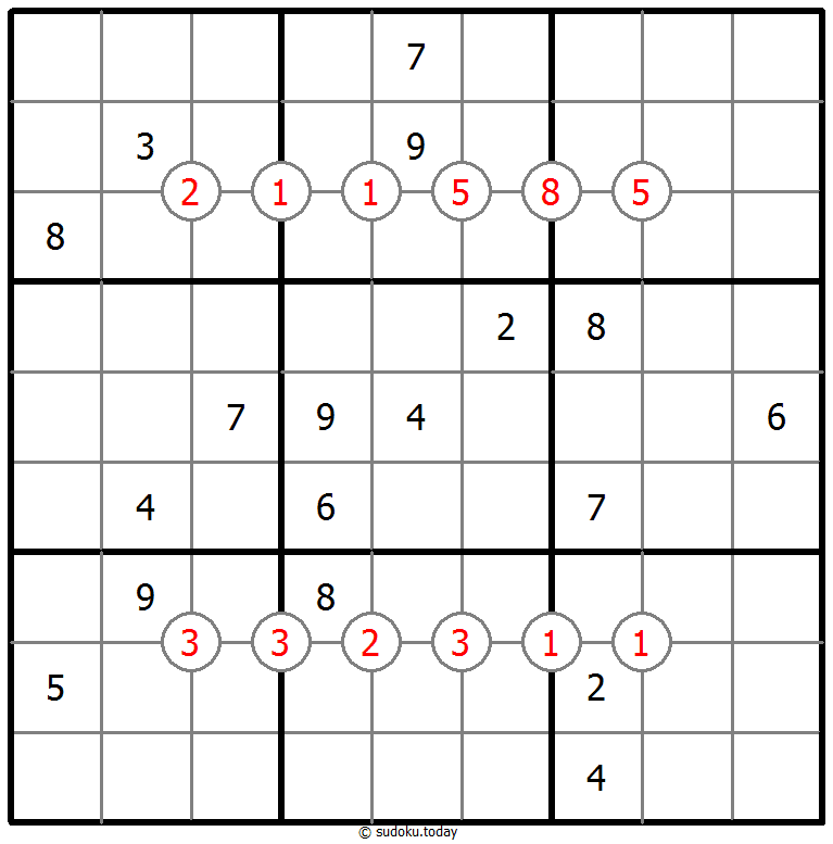 排除数独 #62521