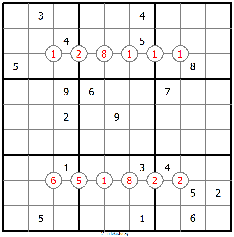 排除数独 #62540
