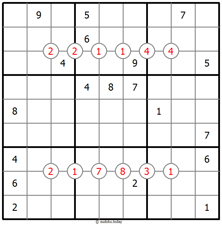 排除数独 #62566