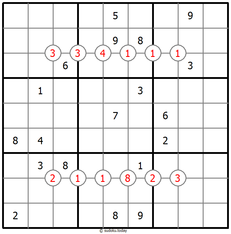 排除数独 #62589