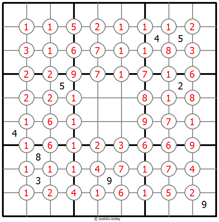 排除数独 示例题图