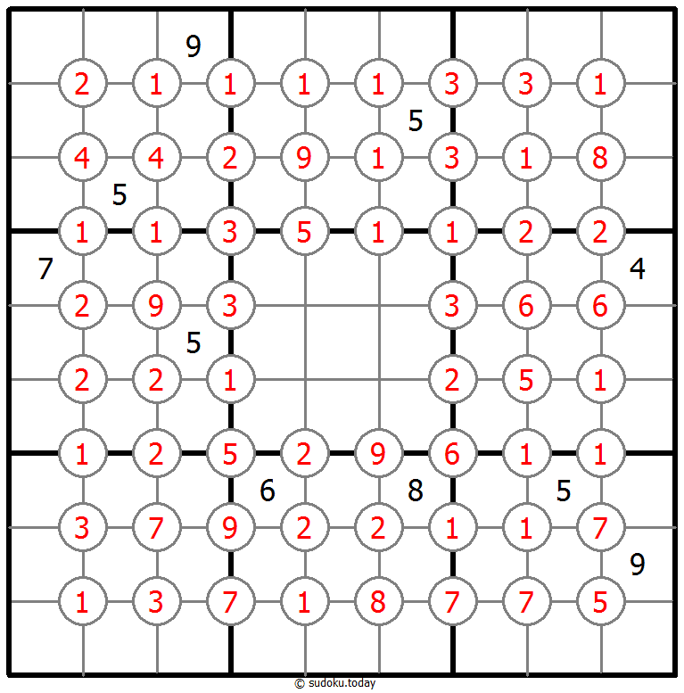 排除数独 示例题图