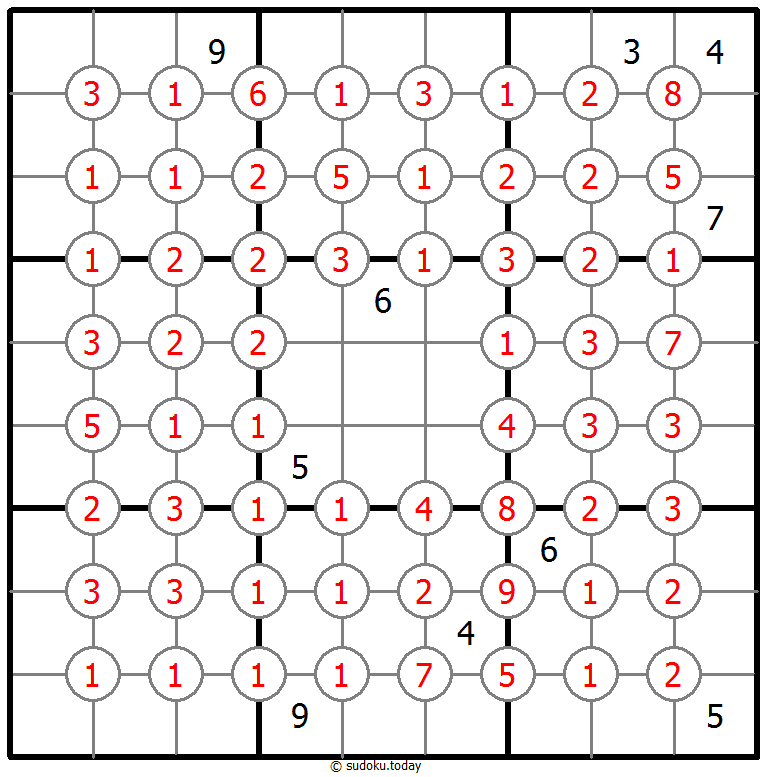 排除数独 示例题图