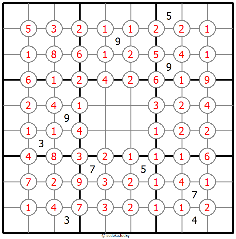 排除数独 示例题图