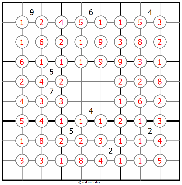 排除数独 示例题图