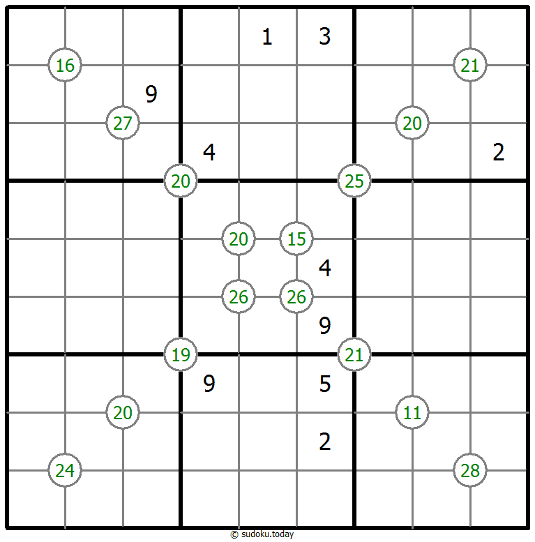 Group Sum Sudoku 2025年11月11日