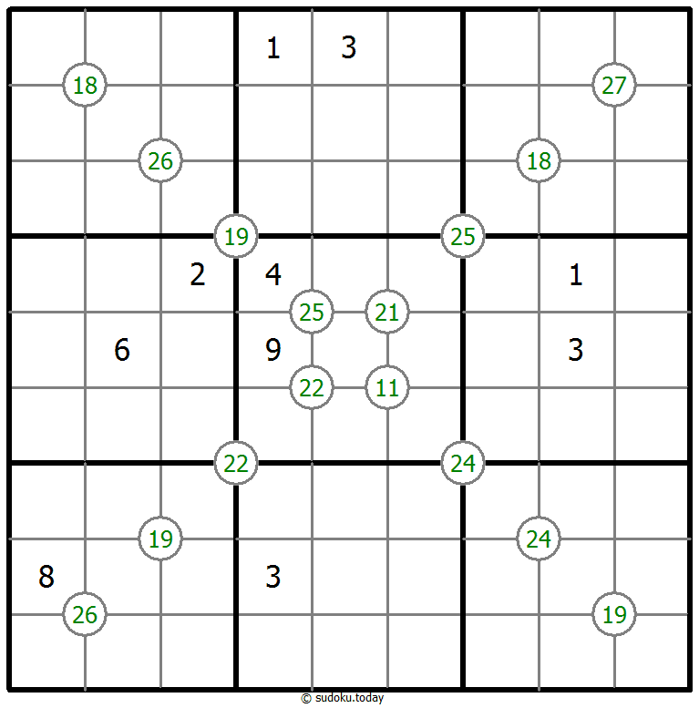 Group Sum Sudoku 2025年11月12日