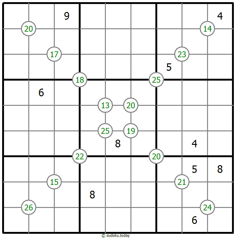 四数和数独 示例题图