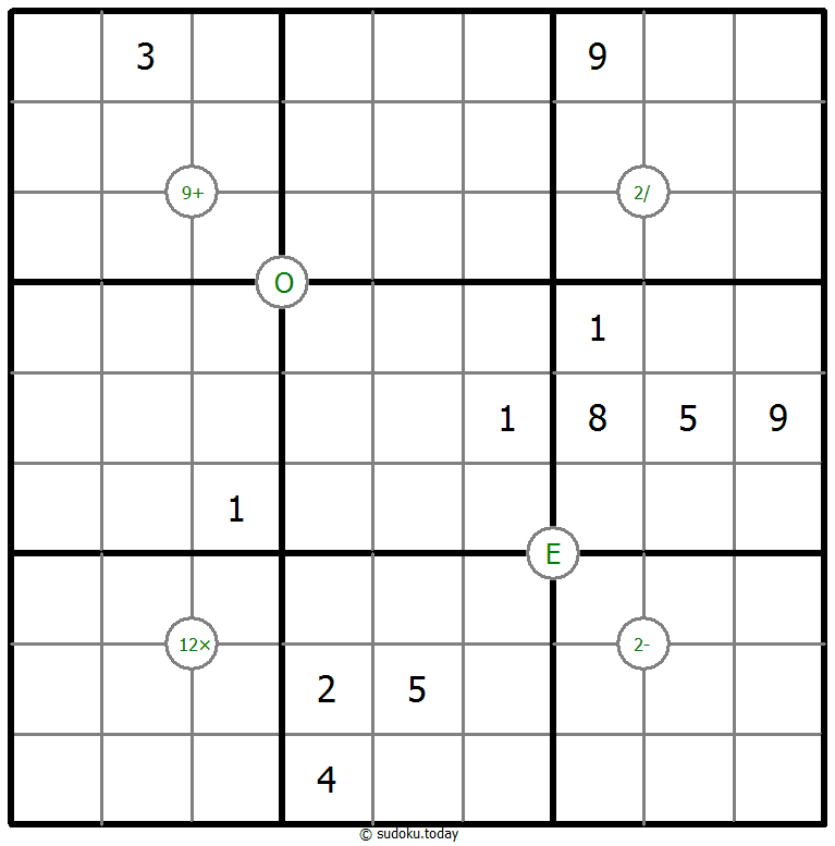 数学数独 #65416