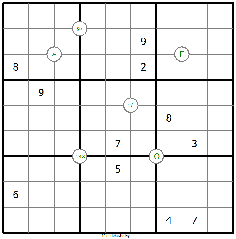 数学数独 #65536