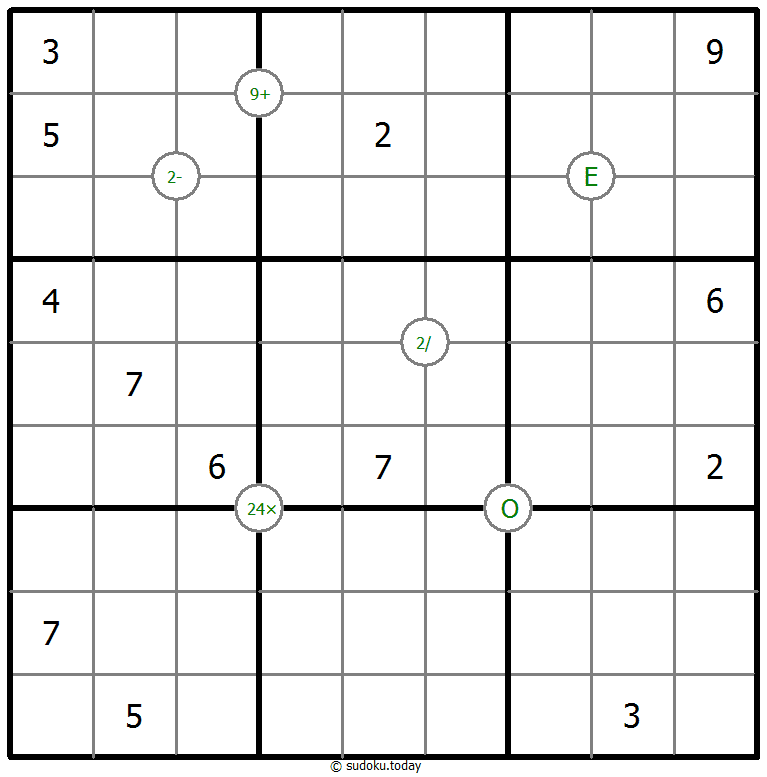 数学数独 #65538