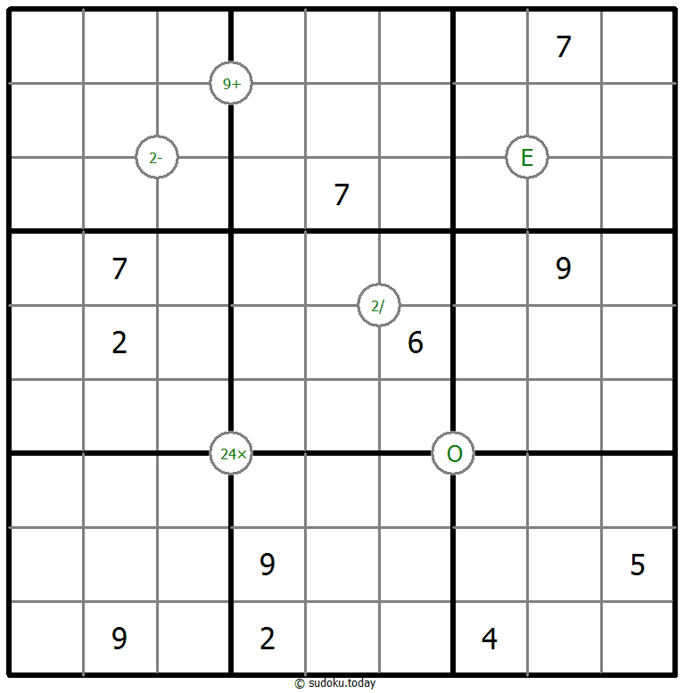数学数独 #65607