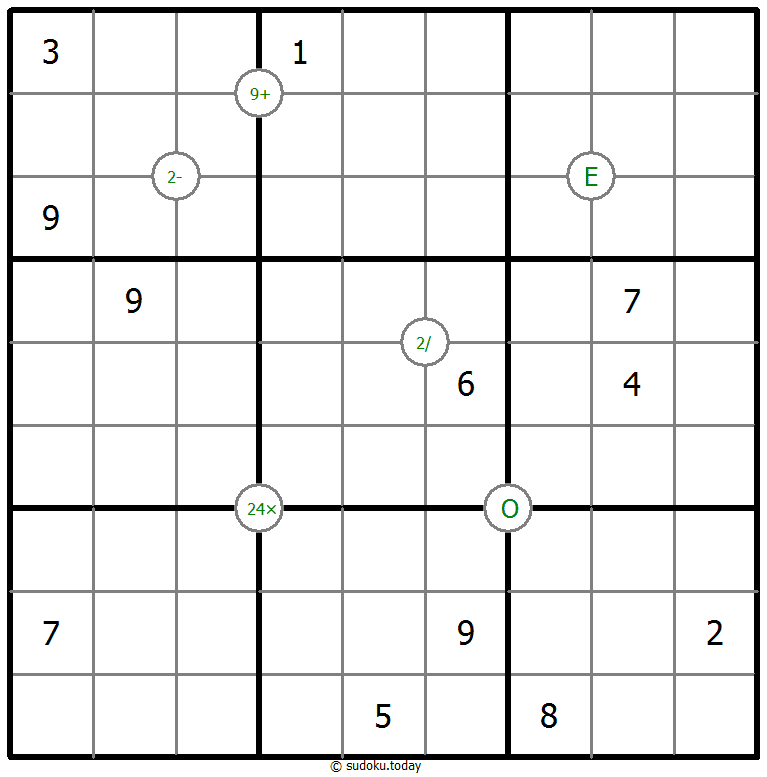 数学数独 #65624