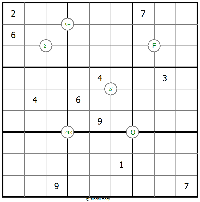 数学数独 #65625
