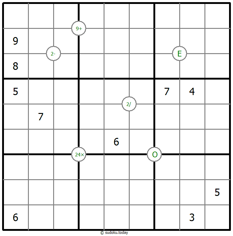 Mathrax Sudoku 2026年02月02日
