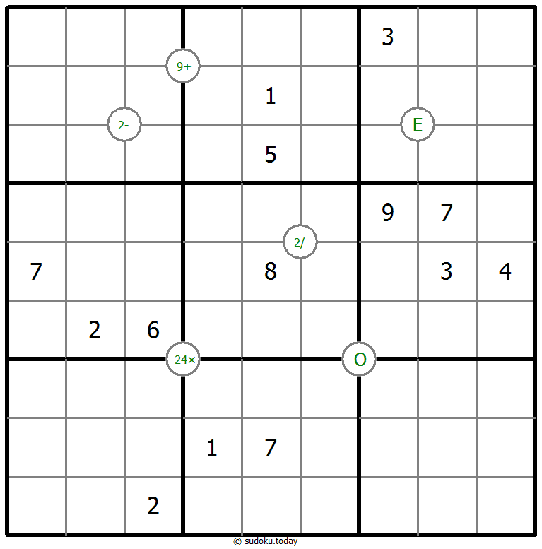数学数独 #65649
