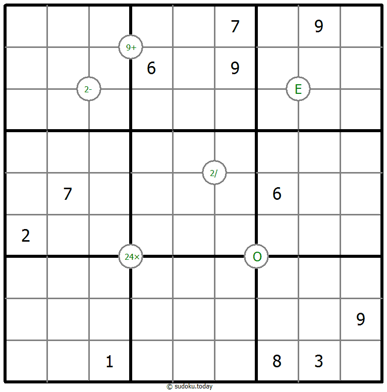 数学数独 #65659