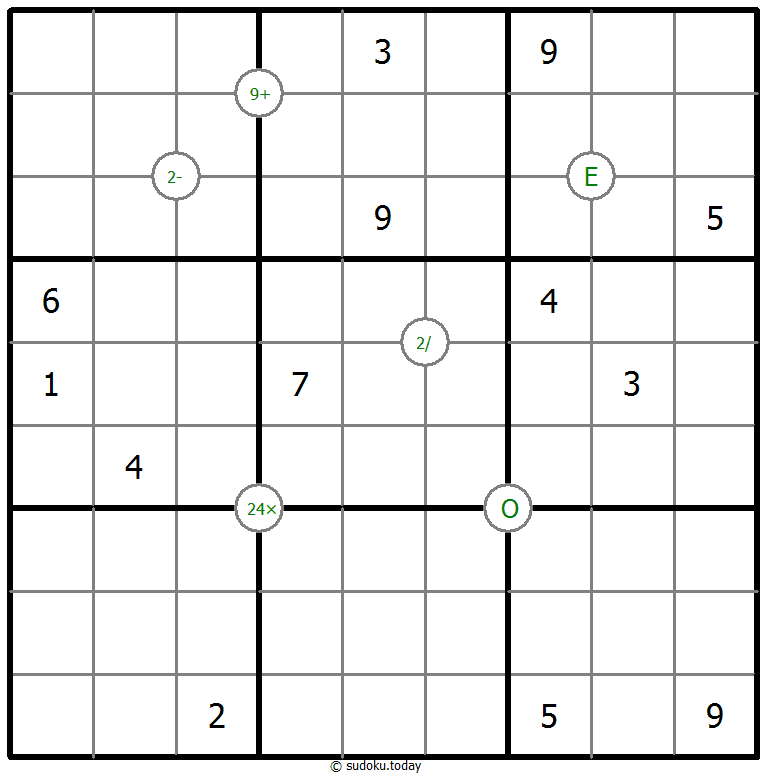 数学数独 #65668
