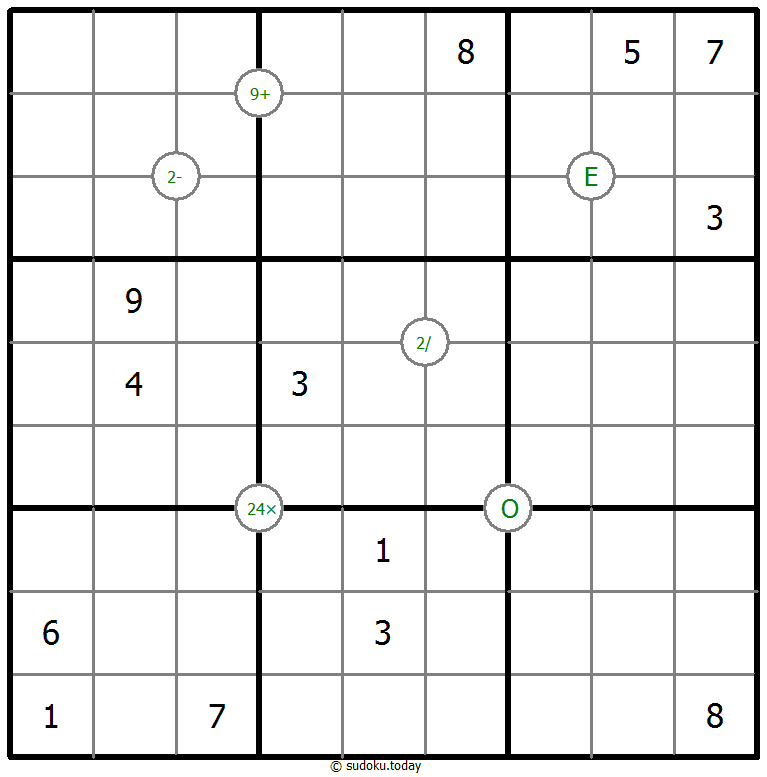 数学数独 #65751
