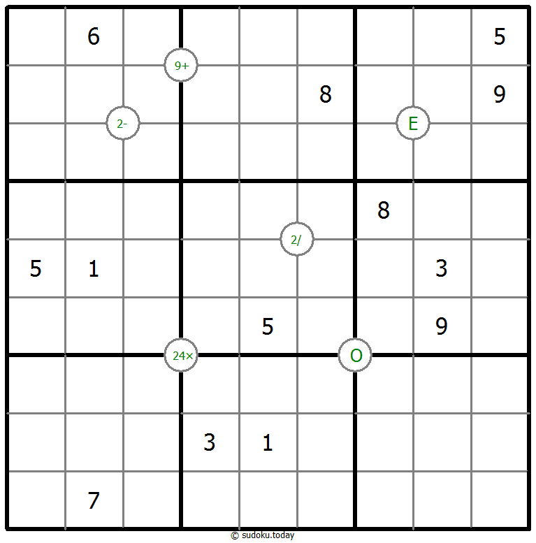 数学数独 #65754