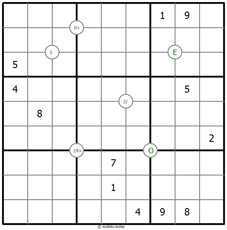 数学数独 #65769