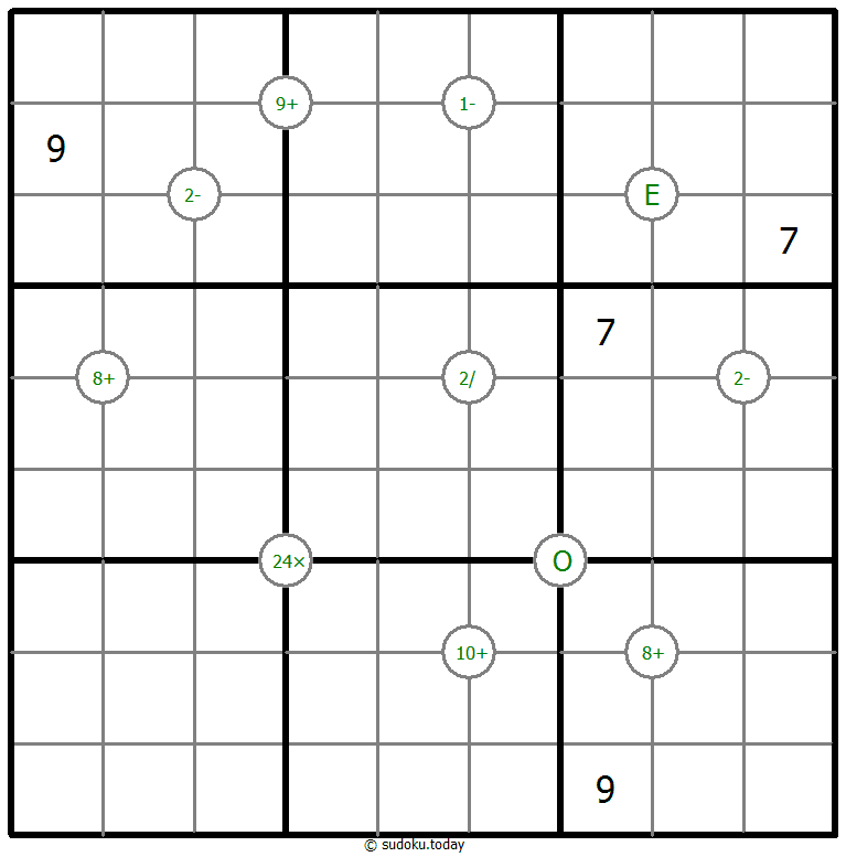 数学数独 #65878