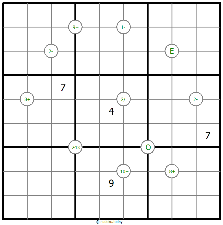 数学数独 #65889