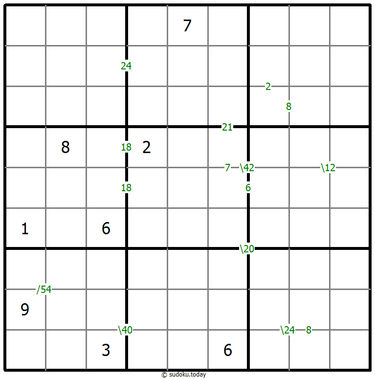 乘积数独 #58931