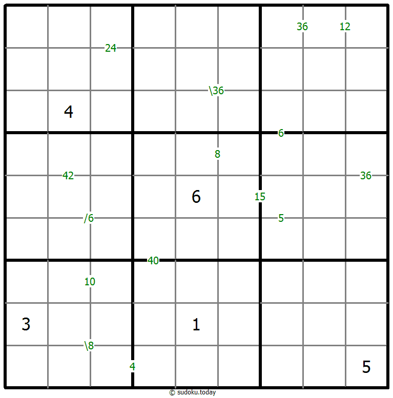 乘积数独 #58974