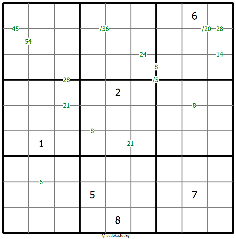 乘积数独 #58982