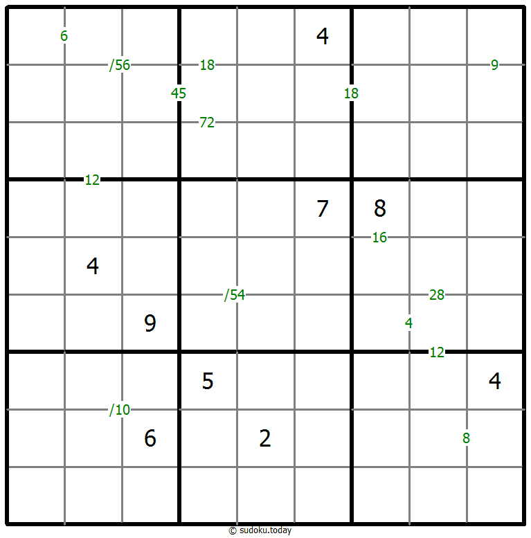 乘积数独 #58999