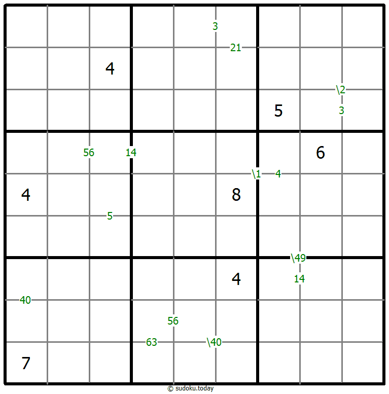 乘积数独 #59003