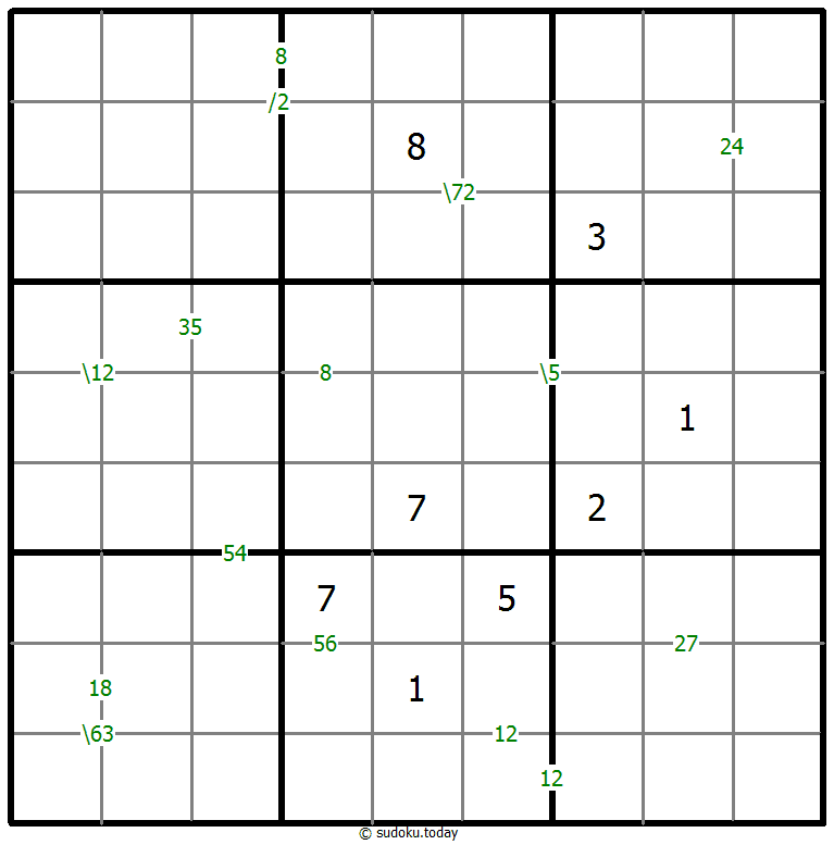 乘积数独 #59098