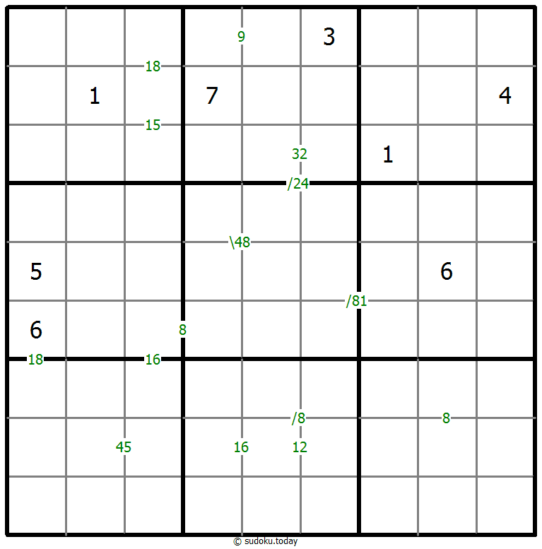 乘积数独 #59141