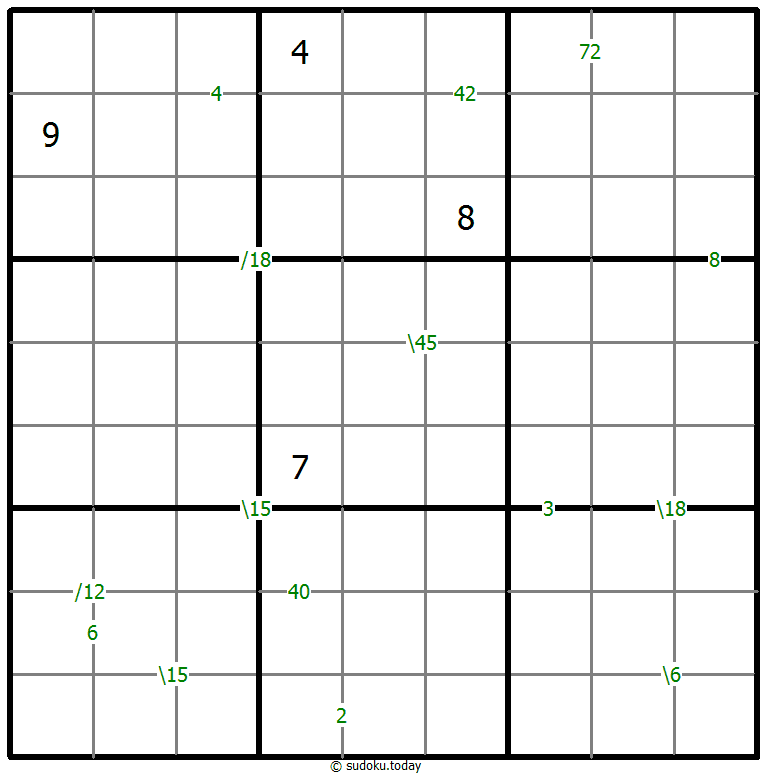 乘积数独 #59170