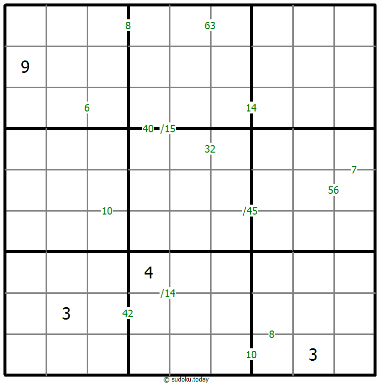 乘积数独 #59190