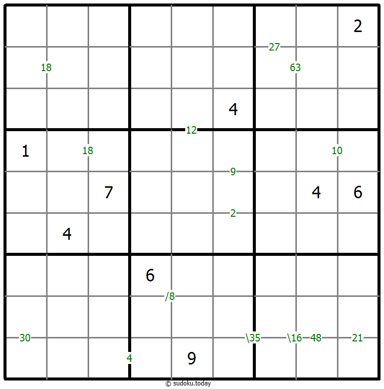 乘积数独 #59194