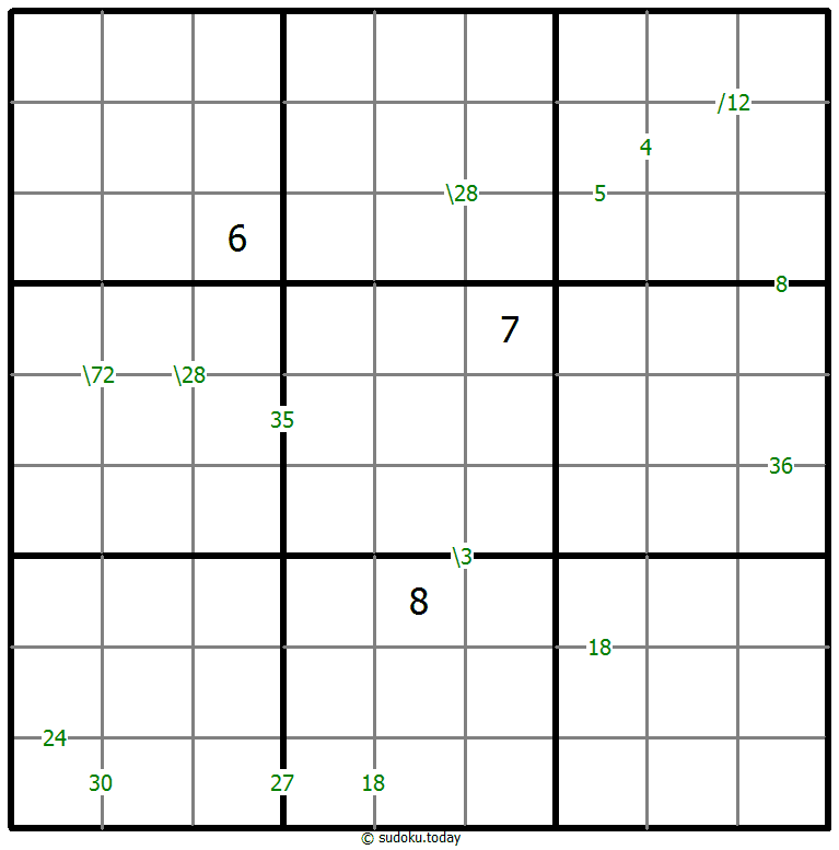 乘积数独 #59200