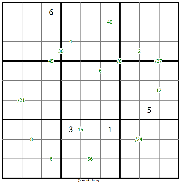 乘积数独 #59212