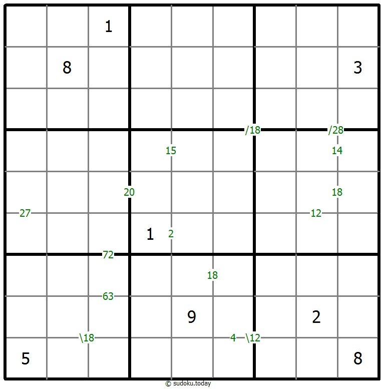 乘积数独 #59215