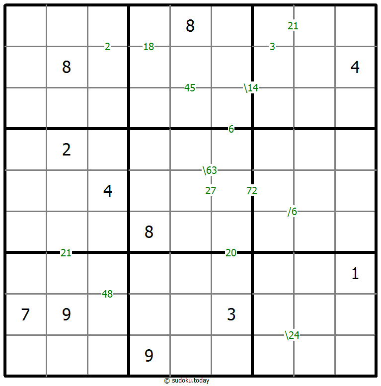 乘积数独 #59220