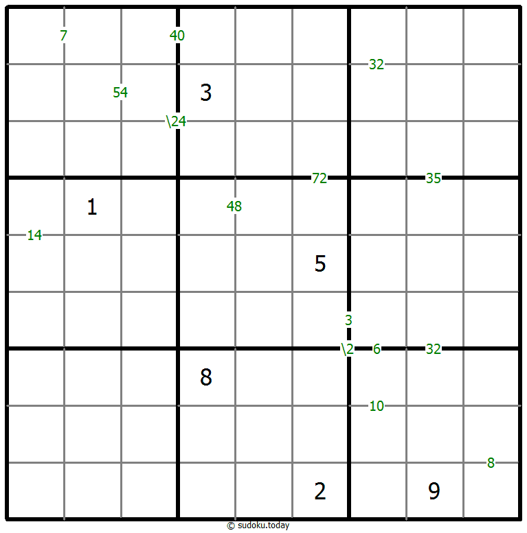 乘积数独 #59264