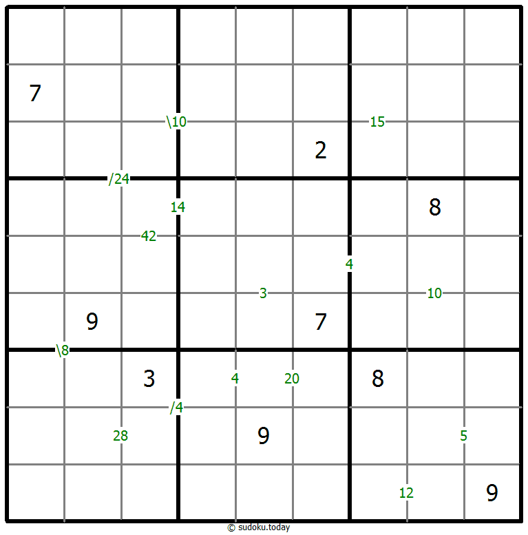 Products Sudoku 2026年01月20日