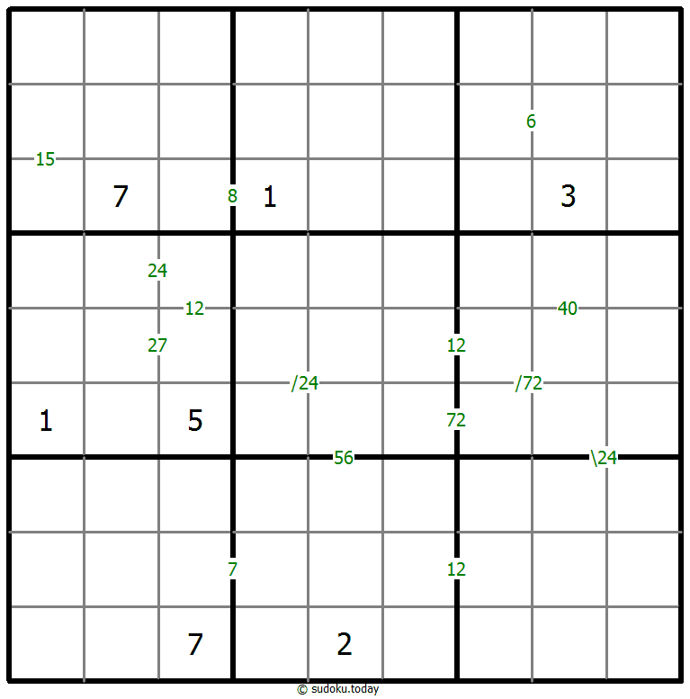 乘积数独 #59290