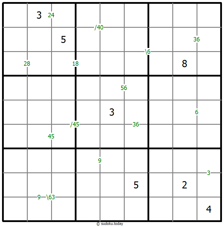 乘积数独 #59293