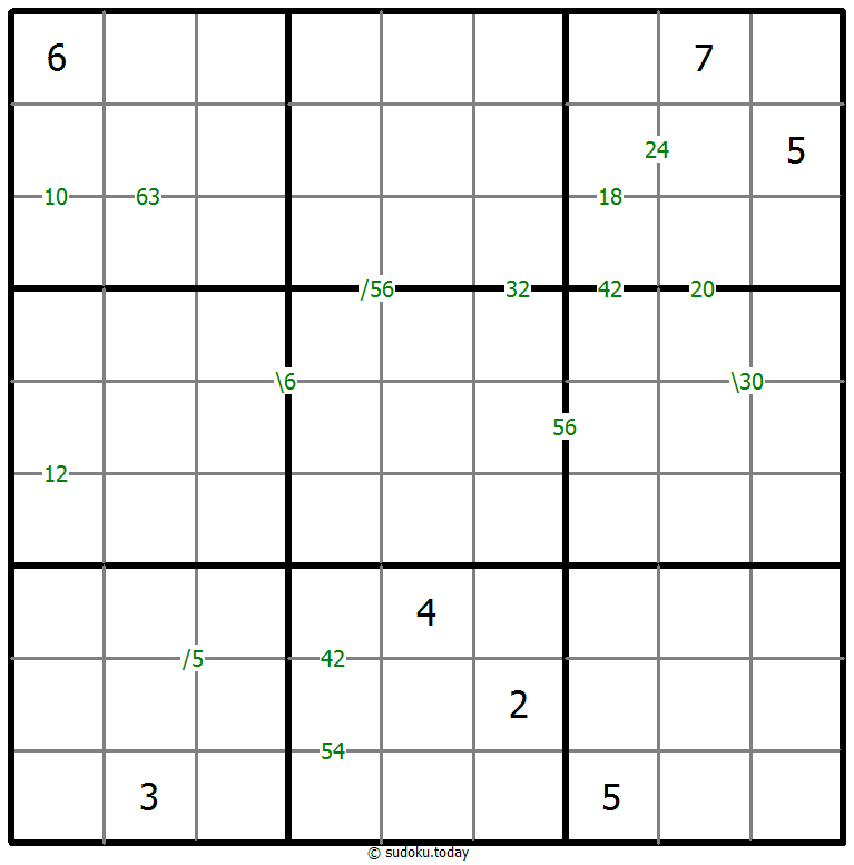乘积数独 #59335