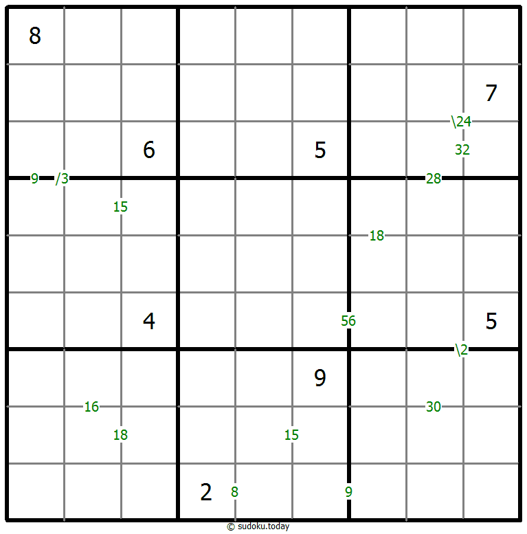 乘积数独 #59337