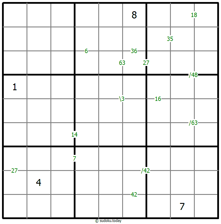 乘积数独 #59342